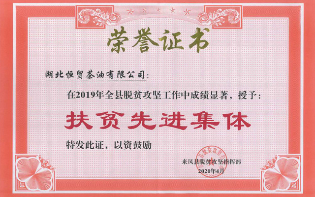 扶贫先进集体