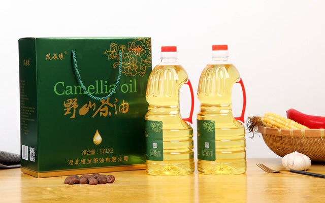 野山茶油 1800ml×2瓶（礼盒装）一级